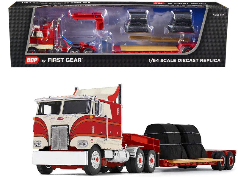 DCP FIRST GEAR 1/64 BLACK AND GOLD PETERBILT 379 WITH 63" SLEEPER