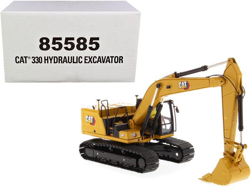 MastersCat Caterpillar 330 Hydraulic Excavator Next Generation with Operator "High Line Series" 1/50 Diecast Model by Diecast Masters